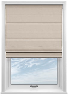 Devonshire, Stone - Twist&Fit Roman Blind